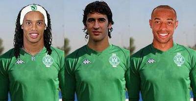 ronaldinho et raul et henry